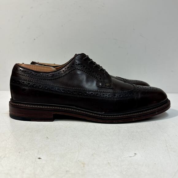 VERY GOOD Grant Stone x J. Crew Ludlow Longwing Wingtip Derby Bench Made 10 D main image 9